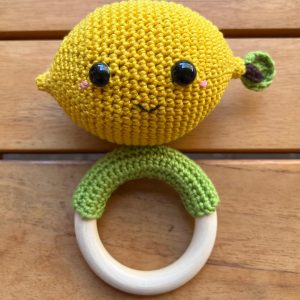 Häkelanleitung Zitronenrassel